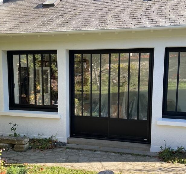 Menuiseries en aluminium  style Atelier