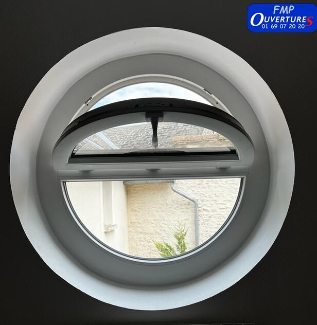 Oeil de boeuf 1/2 ouvrant